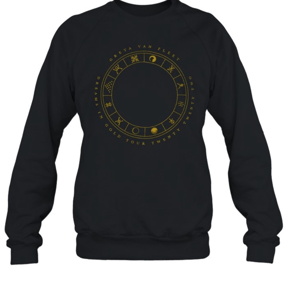 GRETA VAN FLEET Official Tour Sweatshirt Size Mens Small / Women’s Medium